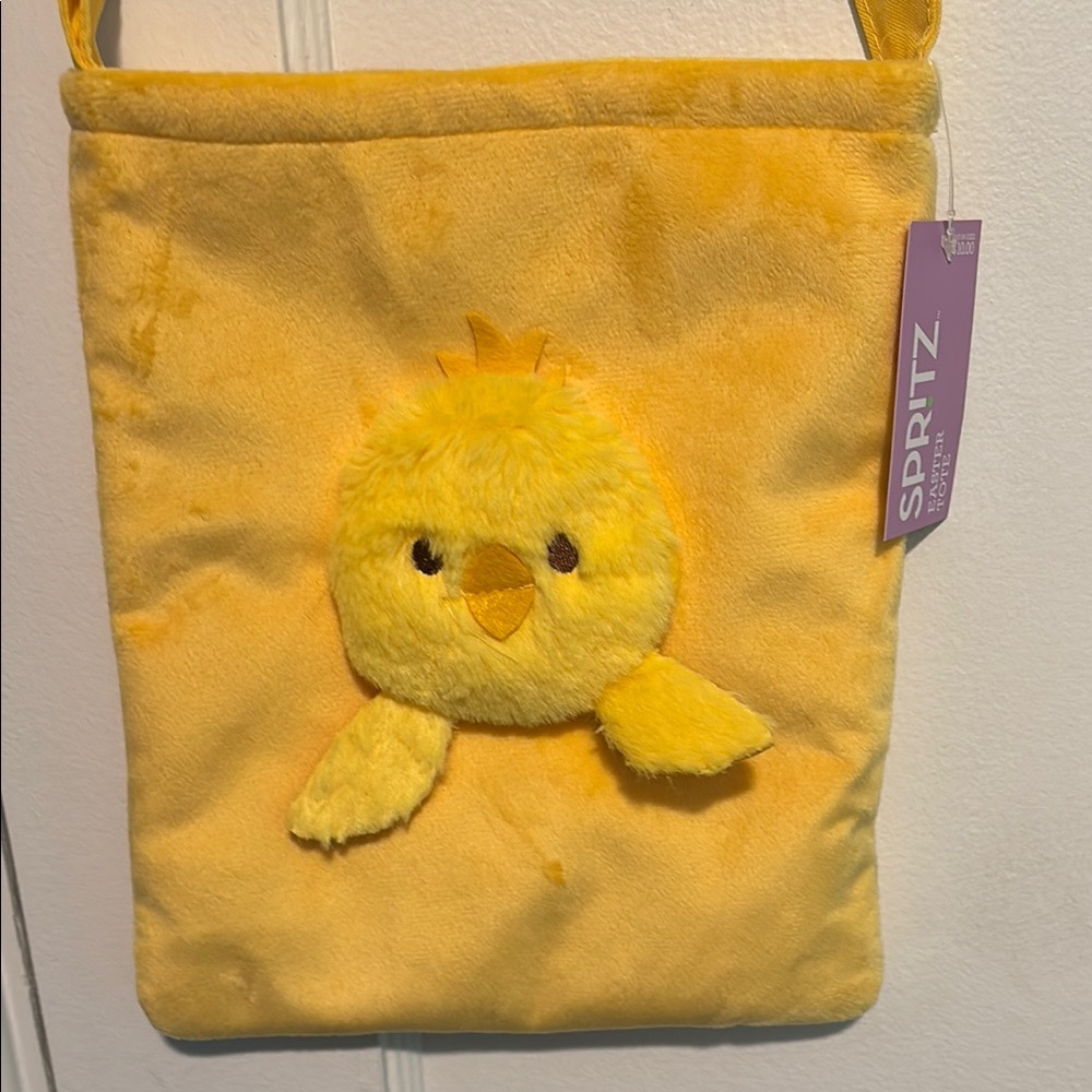 Spritz Sunny Yellow Chick Plush Bag